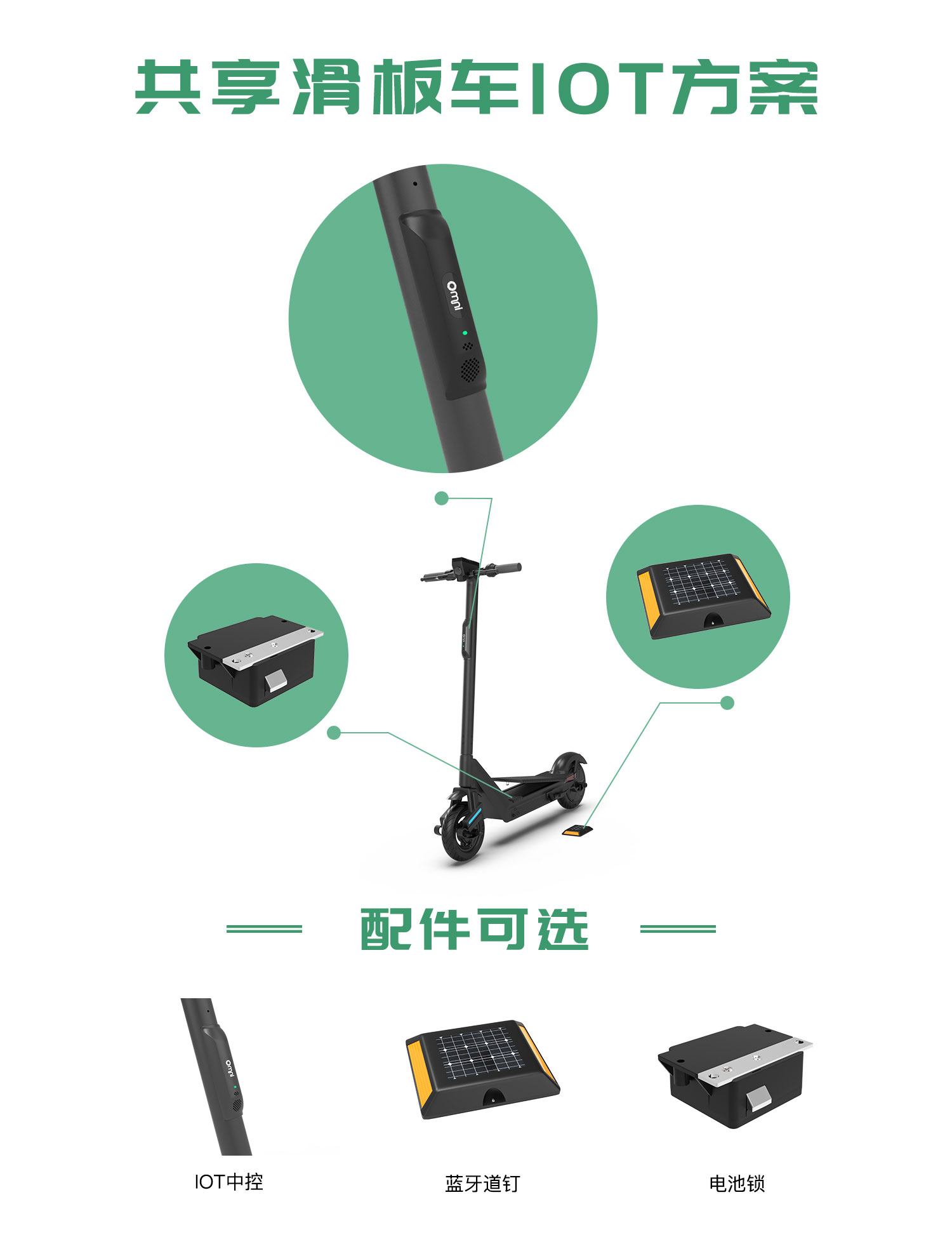 校園共享電動(dòng)滑板車-物聯(lián)網(wǎng)IOT中控方案